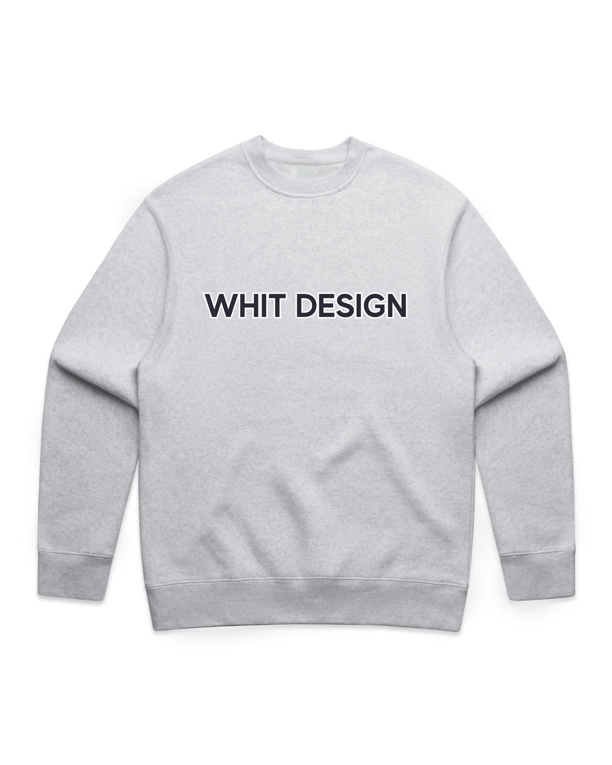 OG CREWNECK | HEATHER GREY – WHIT DESIGN