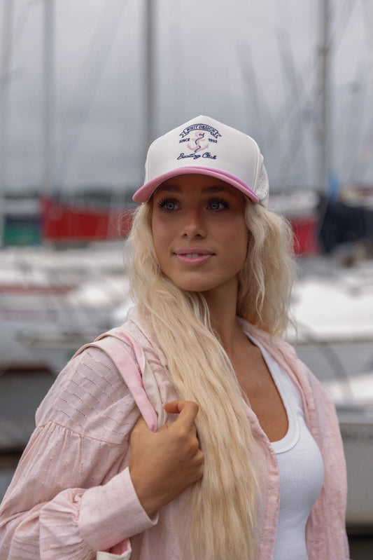 BOATING CLUB ROPE HAT | PINK