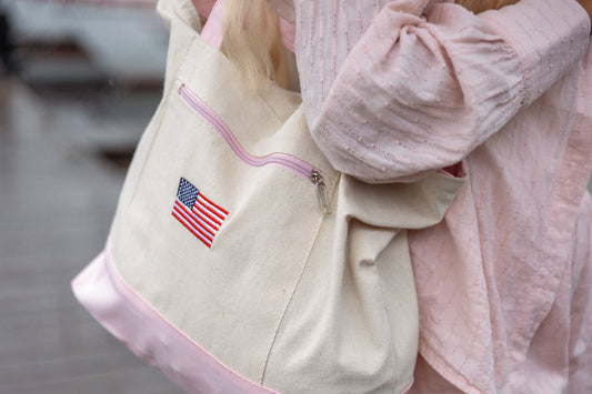 BOATING CLUB TOTE | PINK AMERICANA